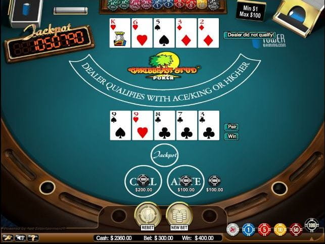 Free caribbean stud poker