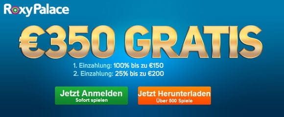 Roxy Palace Casino Bonusangebot