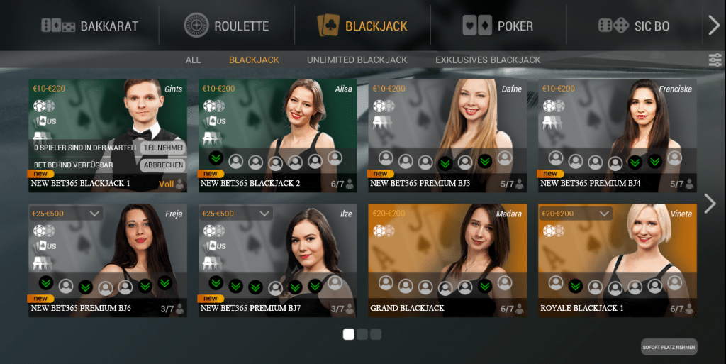 Das Playtech Live Casino von William Hill Casino Club
