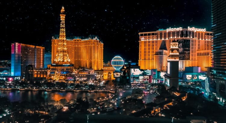 Las Vegas bei Nacht.