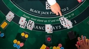 Blackjack Tisch beobachten