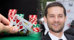 Schauspieler Tobey Maguire auf einer Filmpremiere.