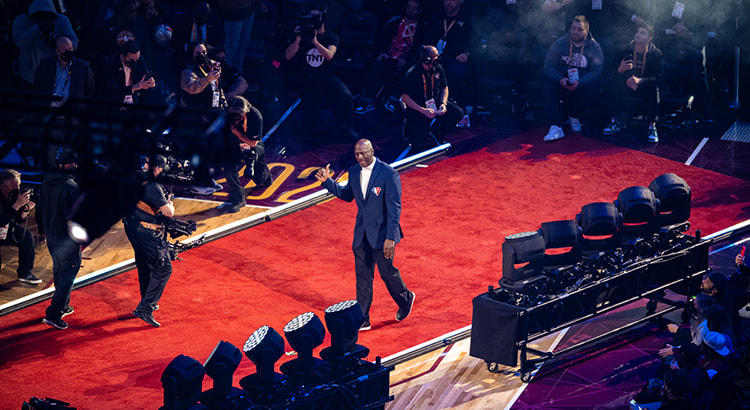 Die Basketball Legende Michael Jordan im Poker-Rausch.