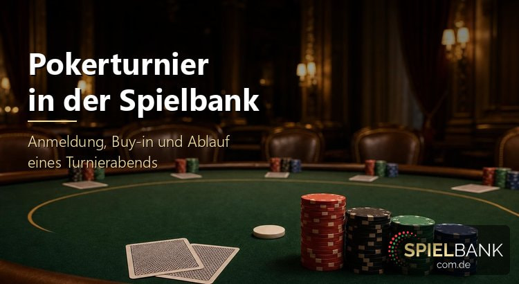 Pokerturnier Spielbank Anmeldung Symbolbild