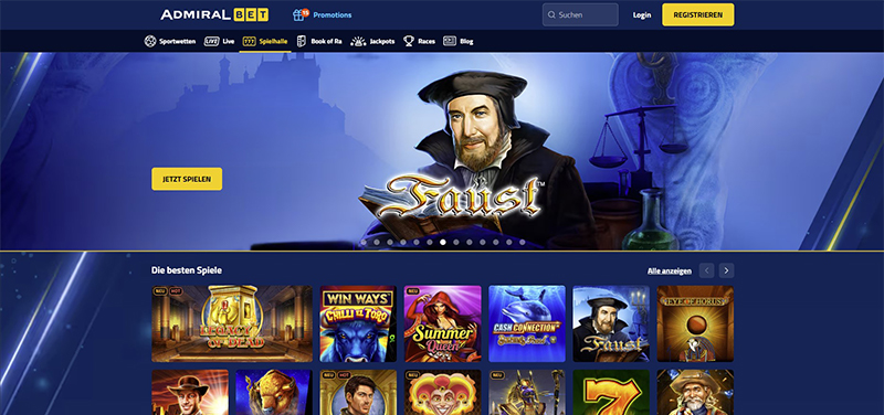 AdmiralBet casino website
