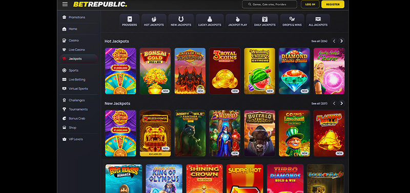 BetRepublic casino website