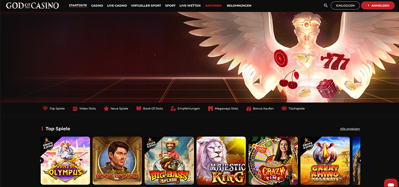 God of Casino casino website