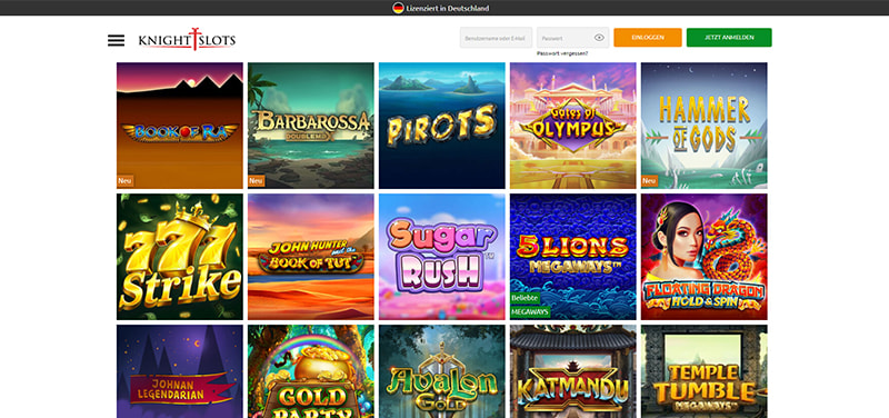 Knightslots casino website