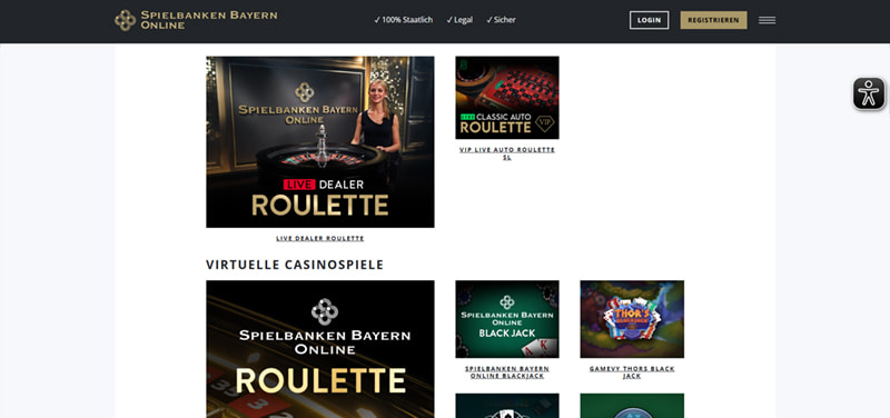 Spielbanken Bayern Online casino website