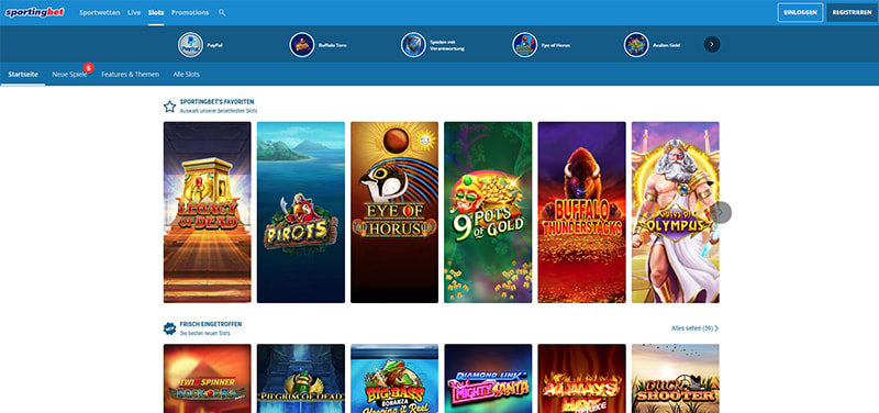 Sportingbet casino website