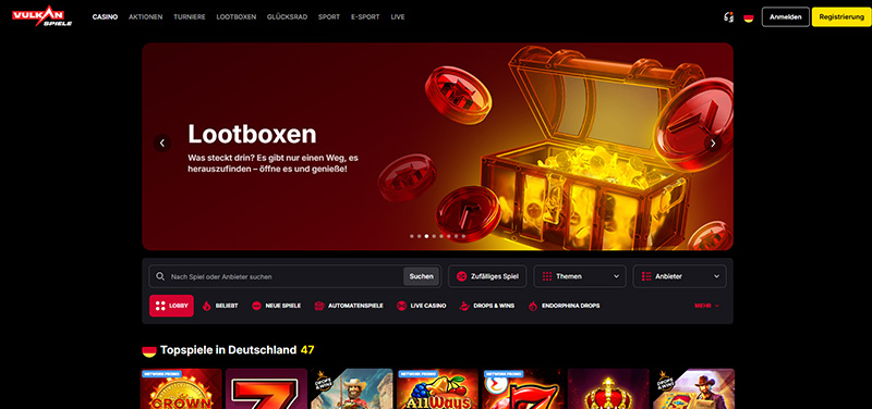 Vulkan Spiele Casino website