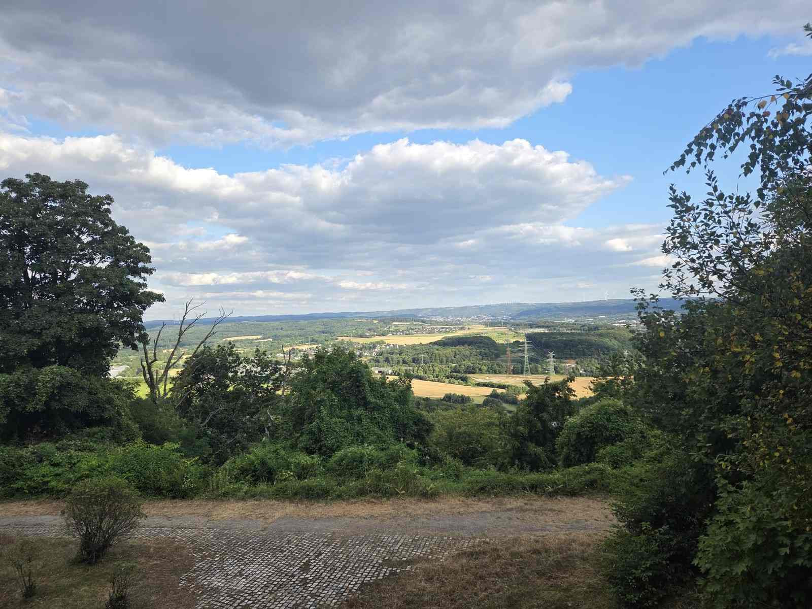 Panoramablick von der Terrasse der Spielbank Hohensyburg