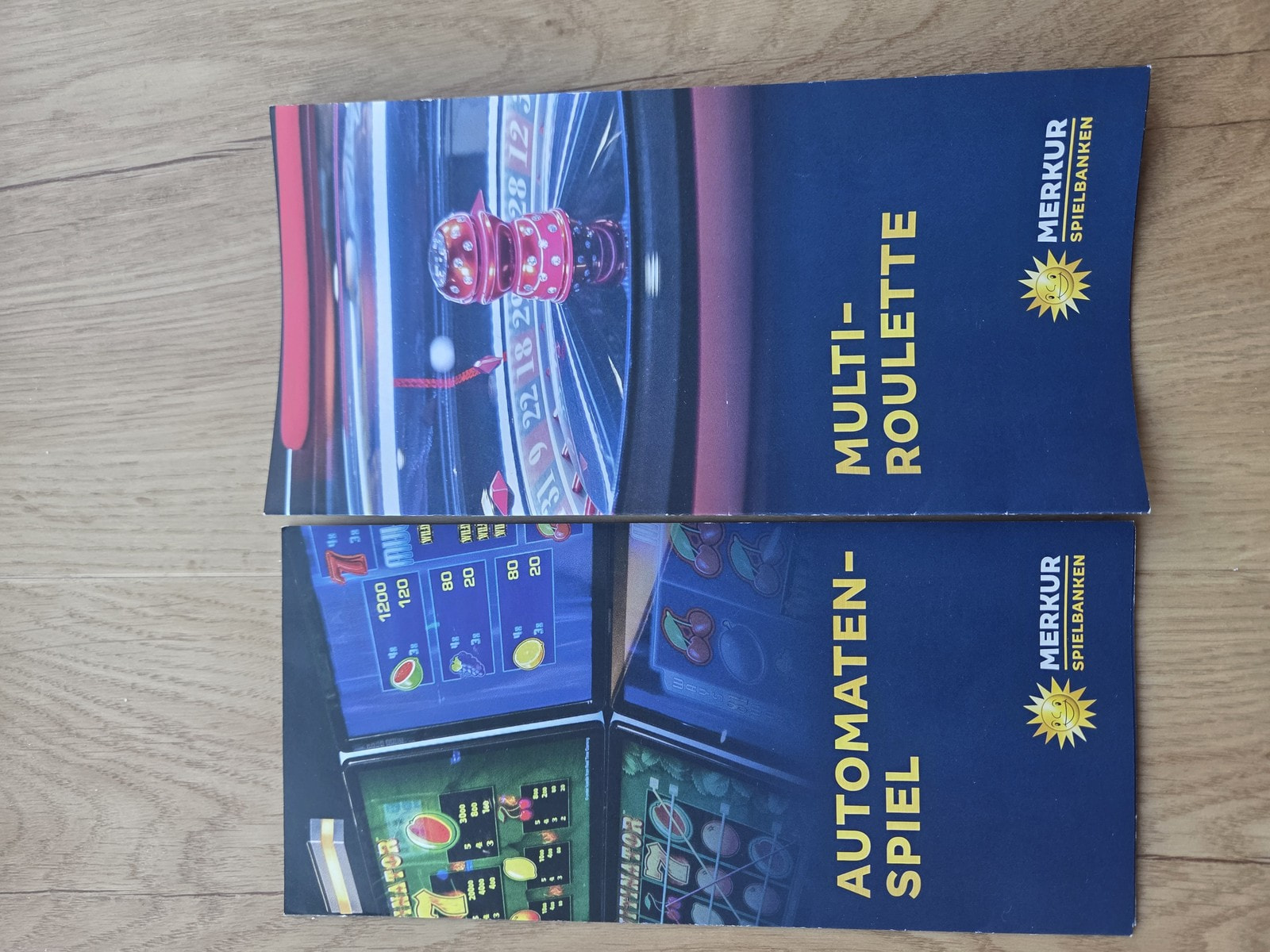 Flyer zu Automatenspiel und Multi-Roulette der Merkur Spielbanken