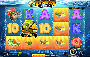 Hold and Win Feature beim Slot Big Bass Bonanza